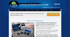 Desktop Screenshot of lifesystemsales.com