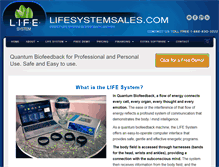 Tablet Screenshot of lifesystemsales.com